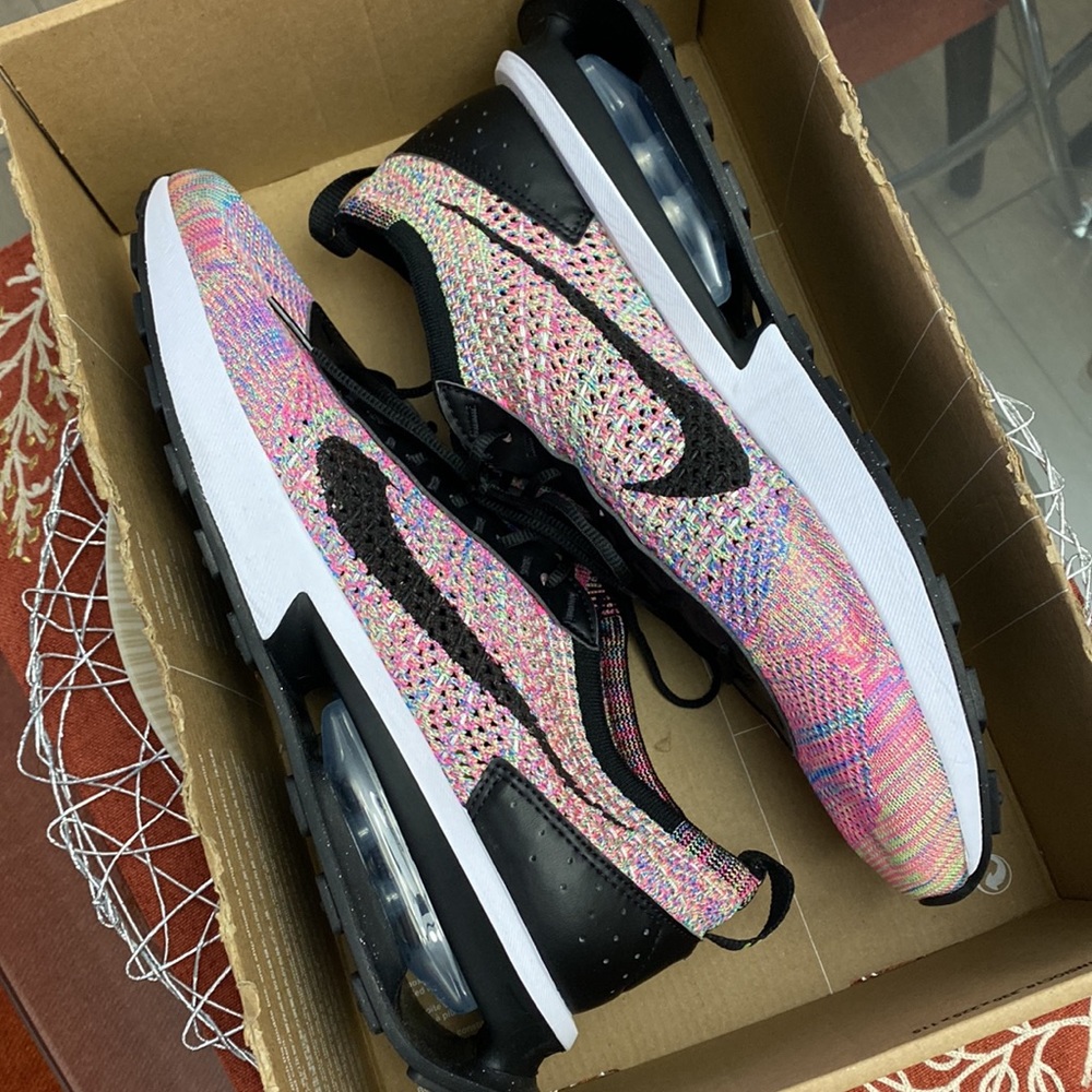 NWT Nike Air Max Flyknit Racer Running Sneakers DJ6106-300 - Picture 12 of 12